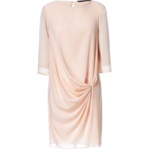 Zara Peach Blush Shift Dress Small S